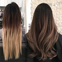 hair transformation before and after