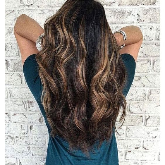 autumn fall balayage