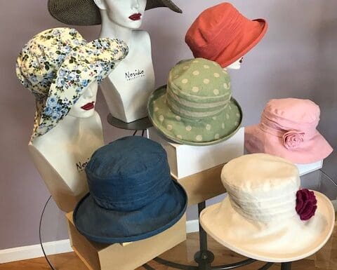 Various styles and designs of hats